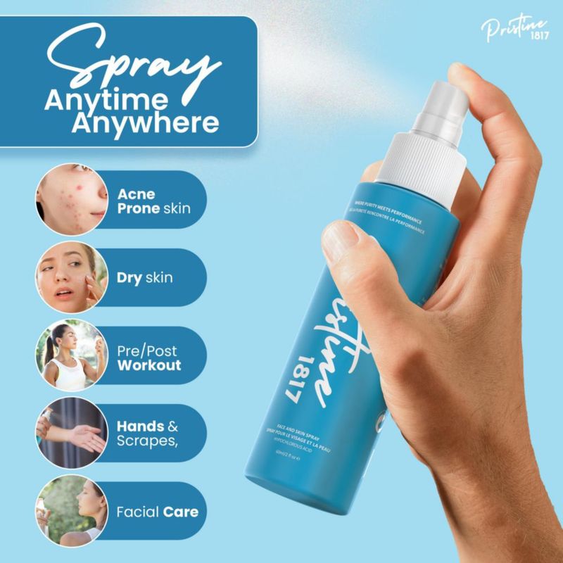 Spray facial Pristine 1817 60 ml Ácido hipocloroso