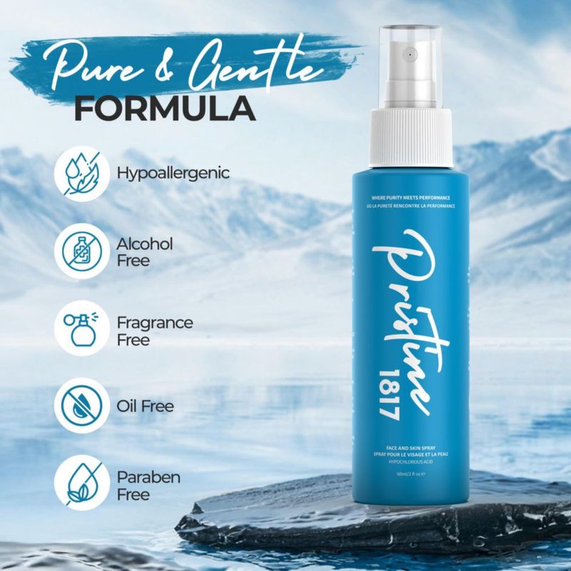 Spray facial Pristine 1817 60 ml Ácido hipocloroso