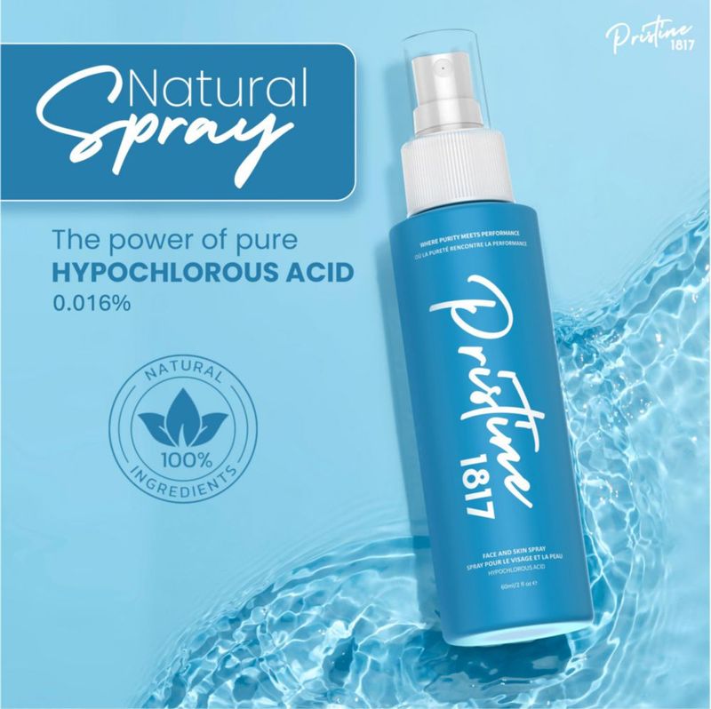 Spray facial Pristine 1817 60 ml Ácido hipocloroso