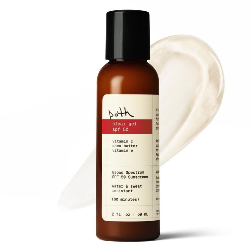 Protector solar poth SPF 50 60 ml con aroma a cacao y vainilla