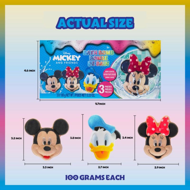 Set de 3 bombas de baño Townley Girl 100 g Disney