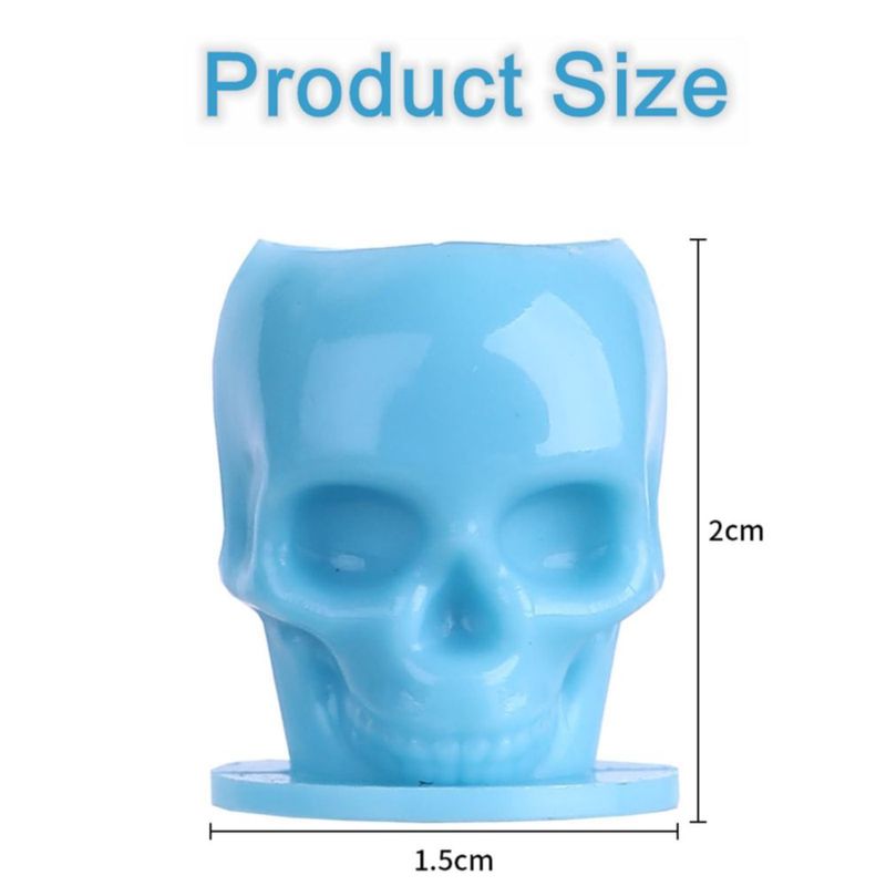 Vasos de tinta Hipifans Pack de 60 Calaveras Rosa/Azul/Blanco/Negro