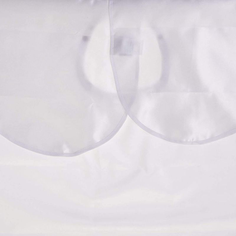 Capa para cliente Canyon Rose 76 cm satén blanco para maquillaje