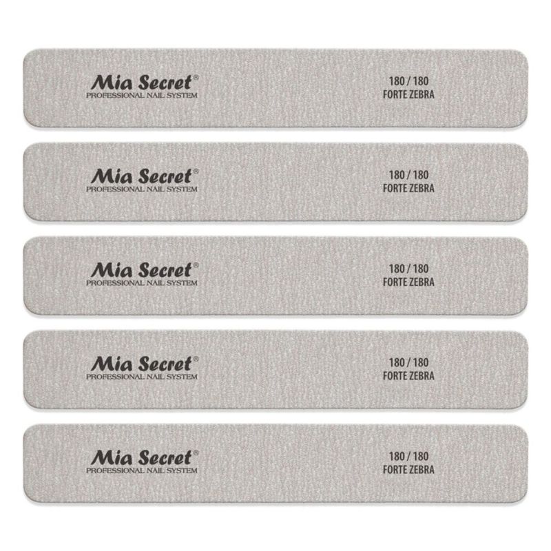 Lima de uñas Mia Secret Forte Zebra paquete de 5 azul