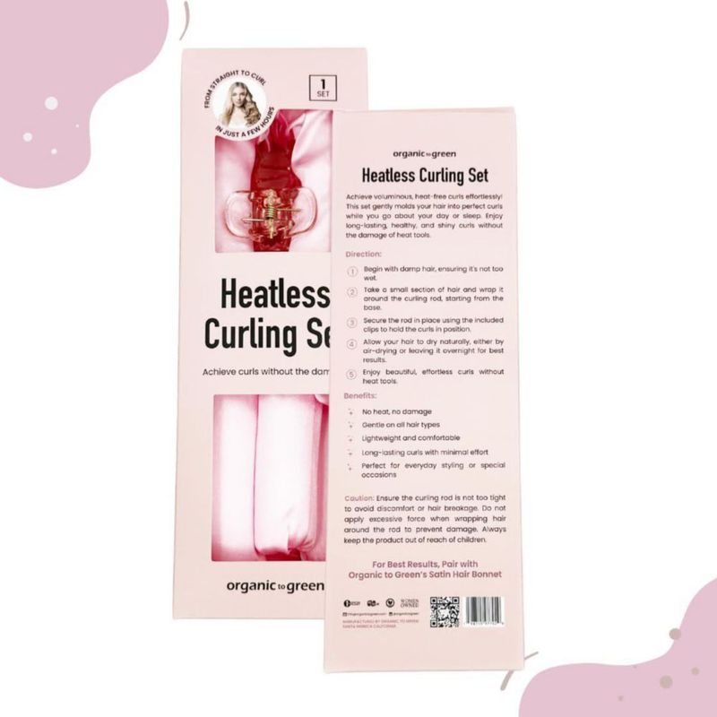 Rizador de Cabello Orgánico To Green de Seda sin Calor