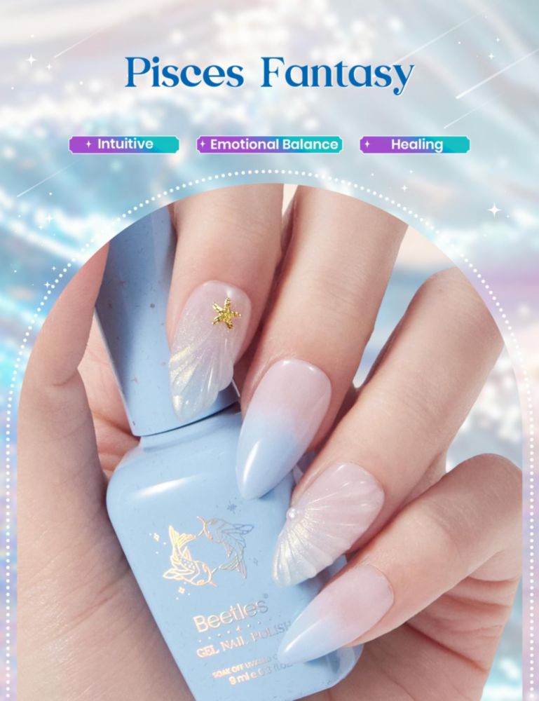 Kit de esmalte gel Beetles Piscis – Caja de la Suerte Otoñal