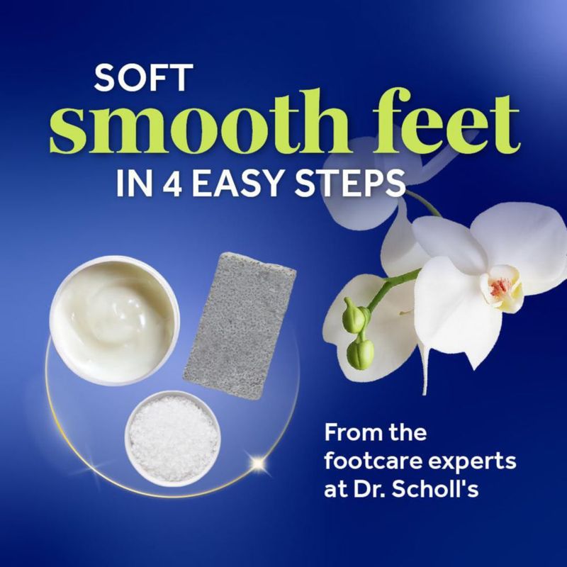 Raspador de Pies Dr. Scholl's 4 en 1 Kit de Pedicura