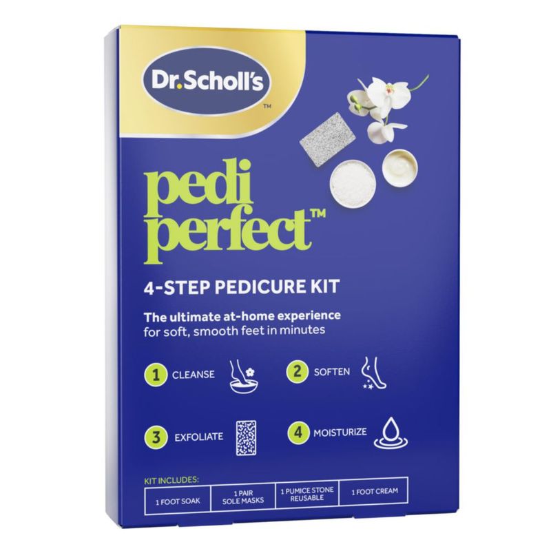 Raspador de Pies Dr. Scholl's 4 en 1 Kit de Pedicura