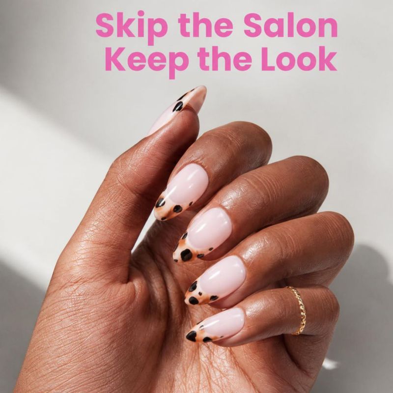 Tips de uñas Beetles Gel Polish Almendra Media – 16 tamaños