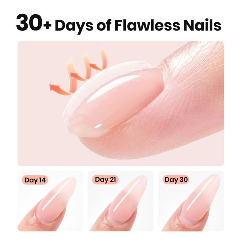 Gel Constructor Beetles Gel Polish 2 × 15 ml Transparente y Nude