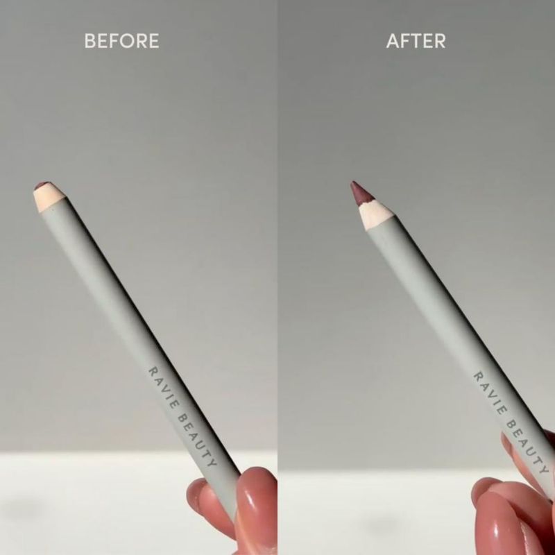 Afilador de lápices Ravie Beauty con cuchilla alemana gris