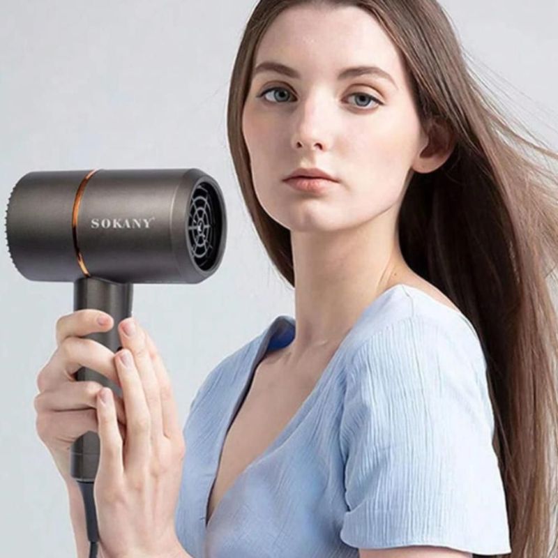 Secadora de Cabello SOKANY SK-2202 1200W Iónica 2 Velocidades Negra