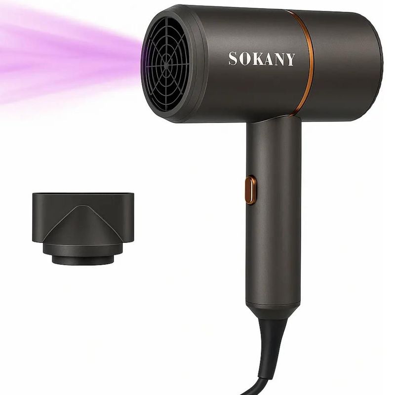 Secadora de Cabello SOKANY SK-2202 1200W Iónica 2 Velocidades Negra