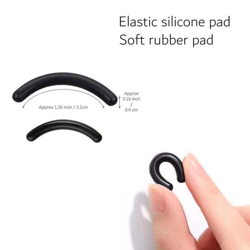 Recambios para rizador de pestañas YumFlan 80 unidades 35 cm negro