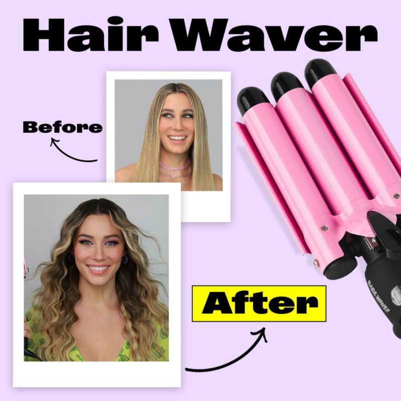 Rizador de Pelo Babe Waves 2.5 cm Rosa 110 V/220 V