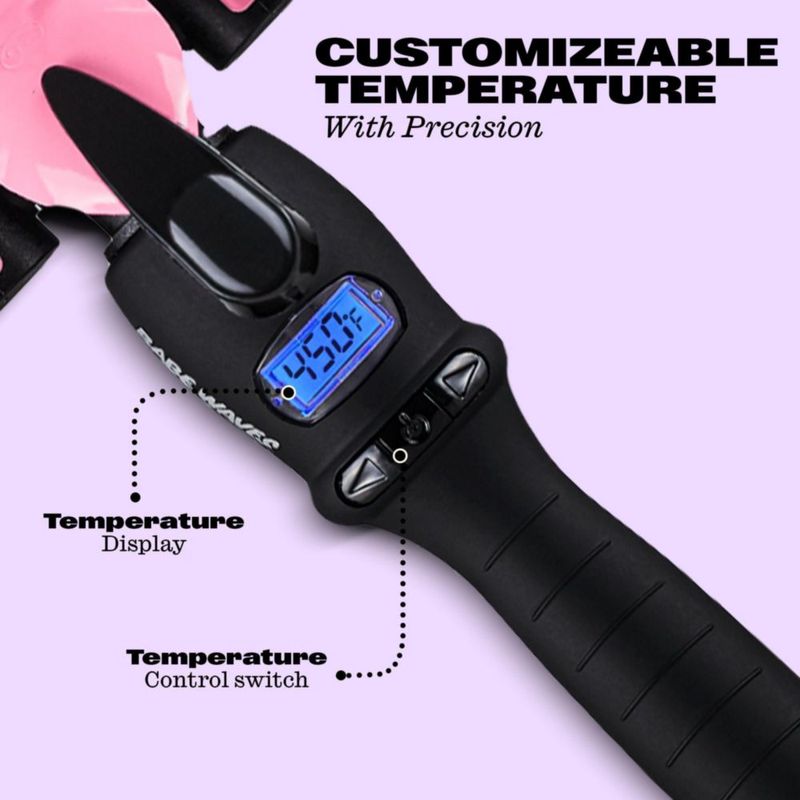 Rizador de Pelo Babe Waves 2.5 cm Rosa 110 V/220 V