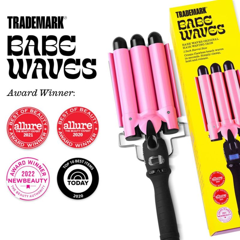 Rizador de Pelo Babe Waves 2.5 cm Rosa 110 V/220 V