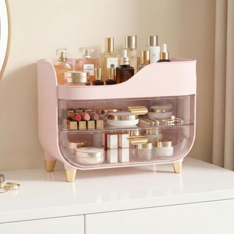 Caddy Asdbko con Cajones Grandes y Deslizamiento Suave Transparente como Cristal