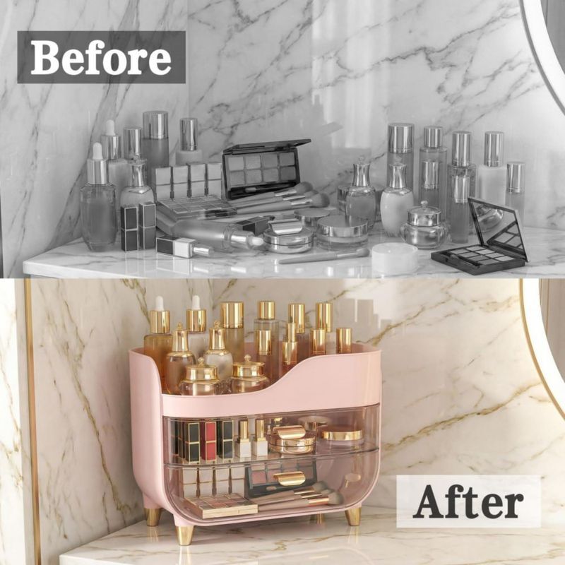 Caddy Asdbko con Cajones Grandes y Deslizamiento Suave Transparente como Cristal