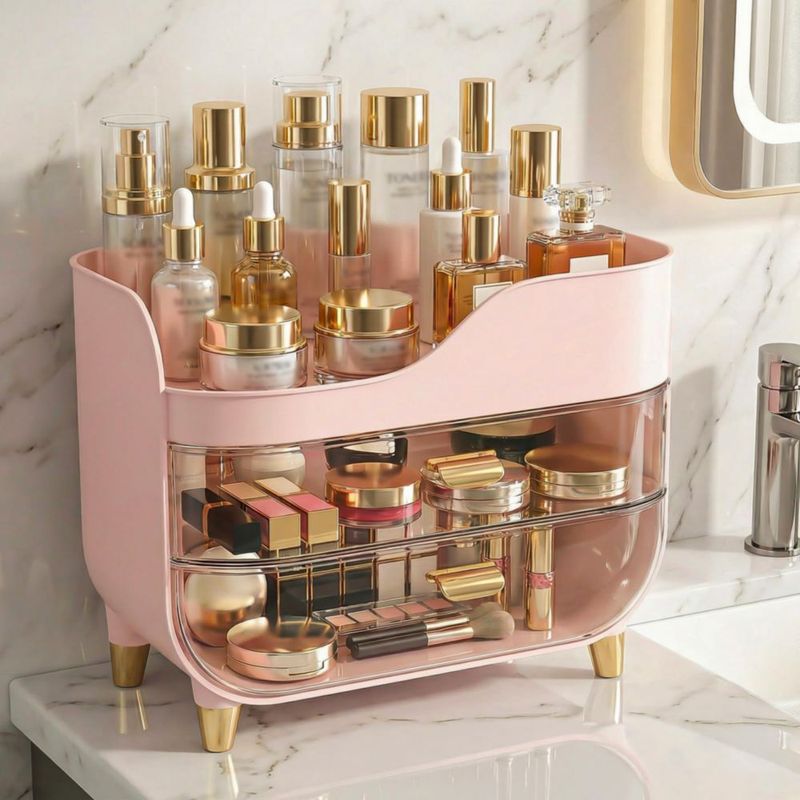 Caddy Asdbko con Cajones Grandes y Deslizamiento Suave Transparente como Cristal