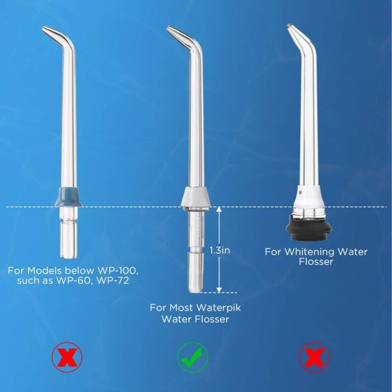 Pack de 6 puntas para irrigador bucal Oralphi + estuche