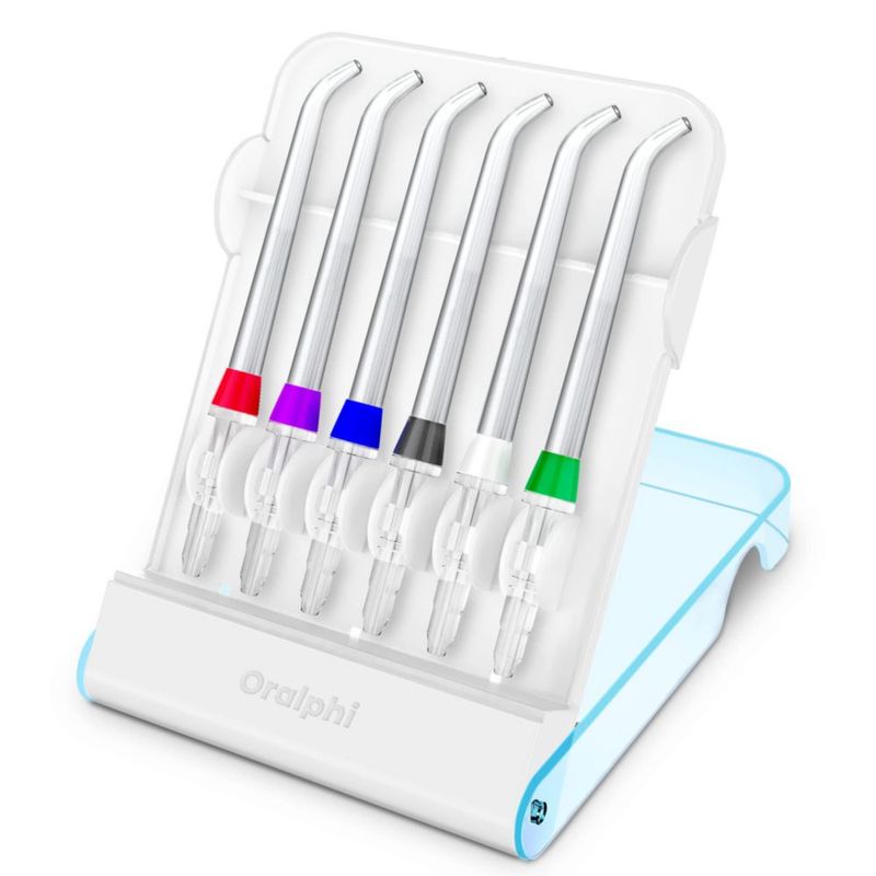 Pack de 6 puntas para irrigador bucal Oralphi + estuche