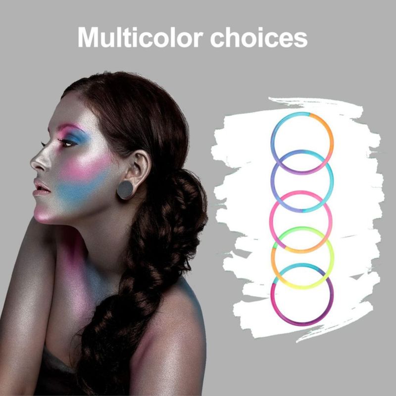 Goma para el cabello Hageolan 120 piezas 4 mm multicolor