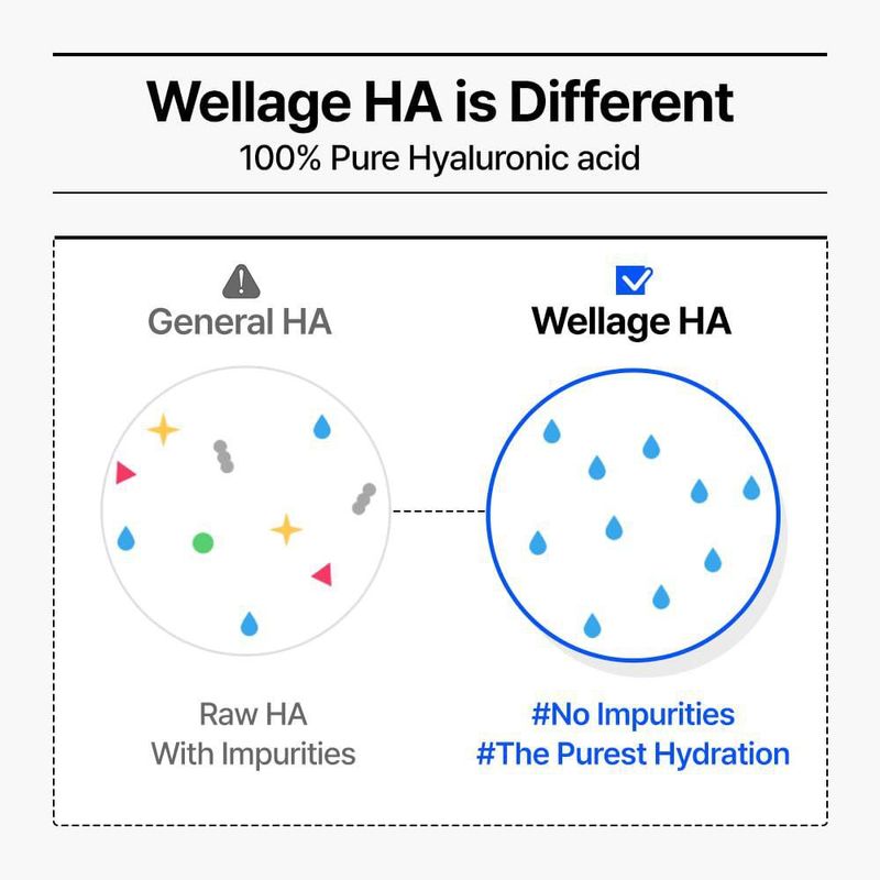 Suero facial WELLAGE Ácido Hialurónico 100 338+202 fl oz