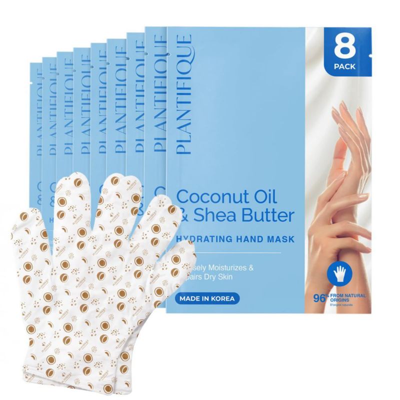 Mascarilla de manos PLANTIFIQUE - 8 pares de guantes hidratantes