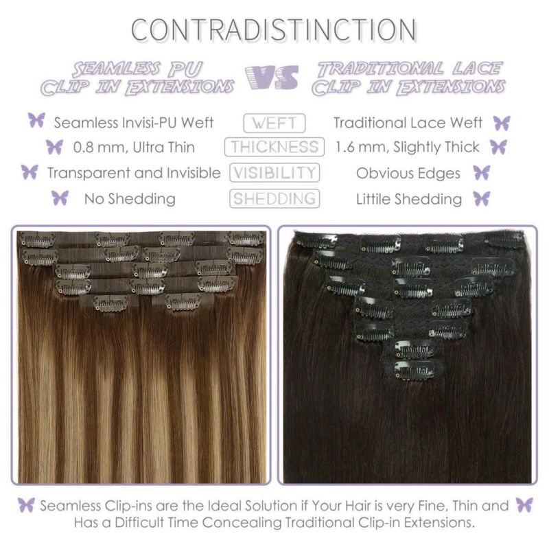 Extensiones de cabello Lacer Remy humano 110 g #4-4/27