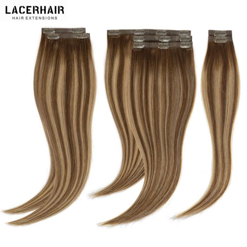 Extensiones de cabello Lacer Remy humano 110 g #4-4/27