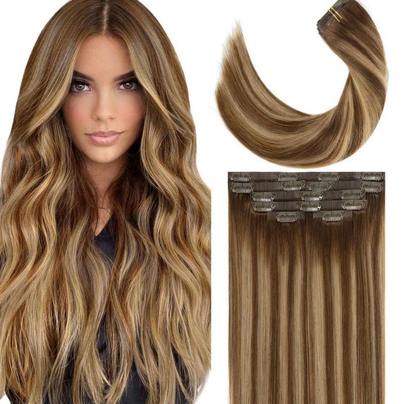 Extensiones de cabello Lacer Remy humano 110 g #4-4/27
