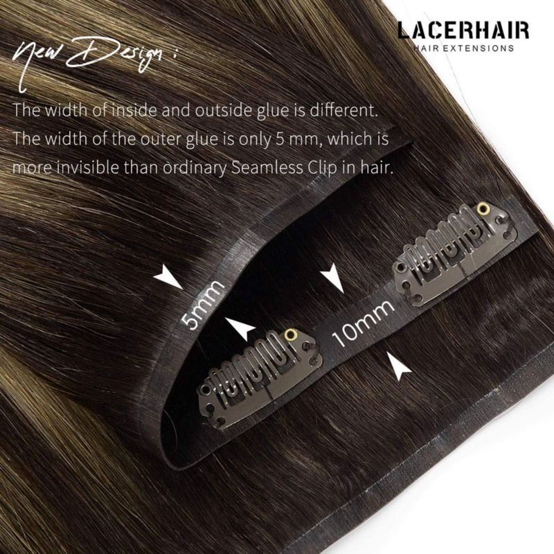 Extensiones de cabello Lacer Clip‑in 110 g #2-2/6