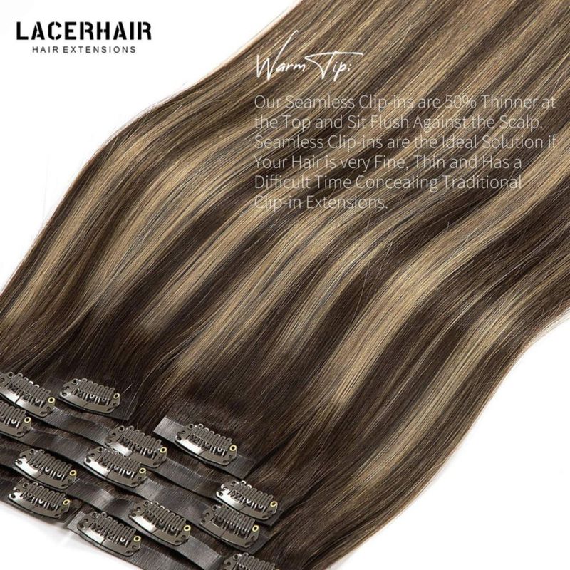 Extensiones de cabello Lacer Clip‑in 110 g #2-2/6