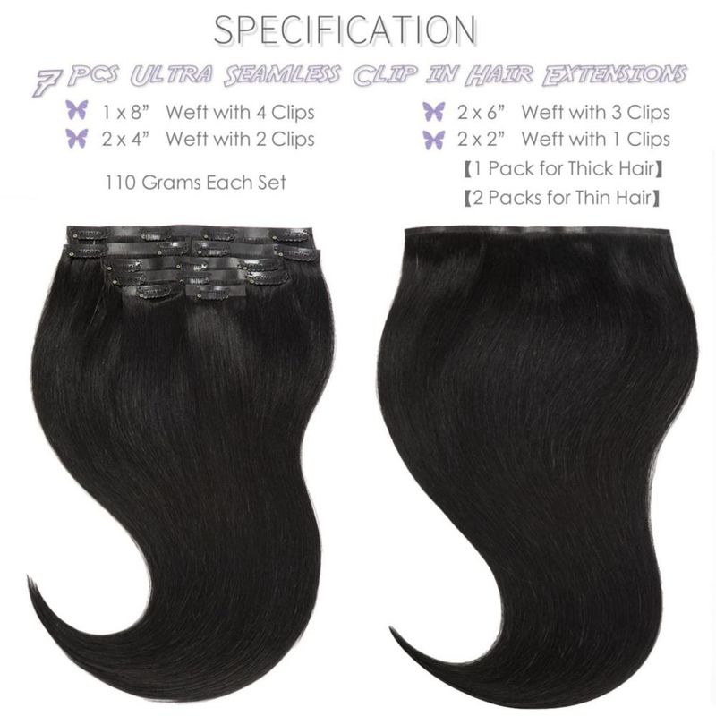 Extensiones de pelo Lacer Remy 46 cm 110 g #1