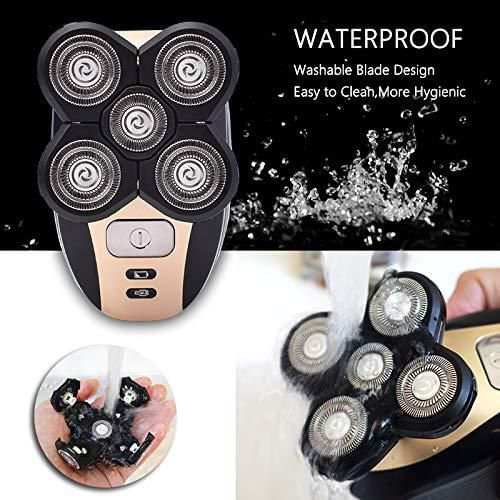 Afeitadora eléctrica SBAILL 5 en 1 impermeable IPX7 con carga USB