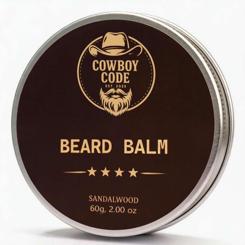 Bálsamo para Barba Cowboy Code 60 g Natural y Suavizante