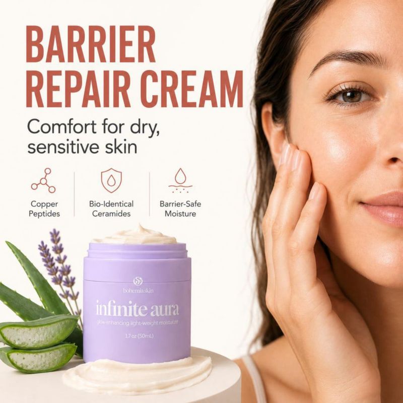 Crema Hidratante Bohemia Skin 50 ml con Péptido de Cobre