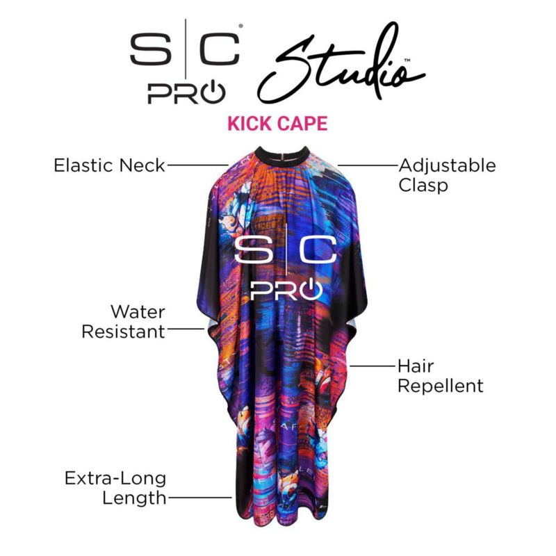 Capa de barbero STYLECRAFT 180 cm resistente al agua talla única