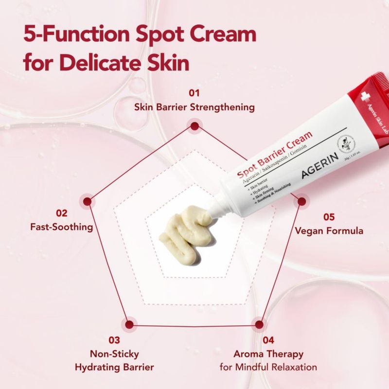 Crema Barrera AGERIN 30 g Vegana para Piel Sensible