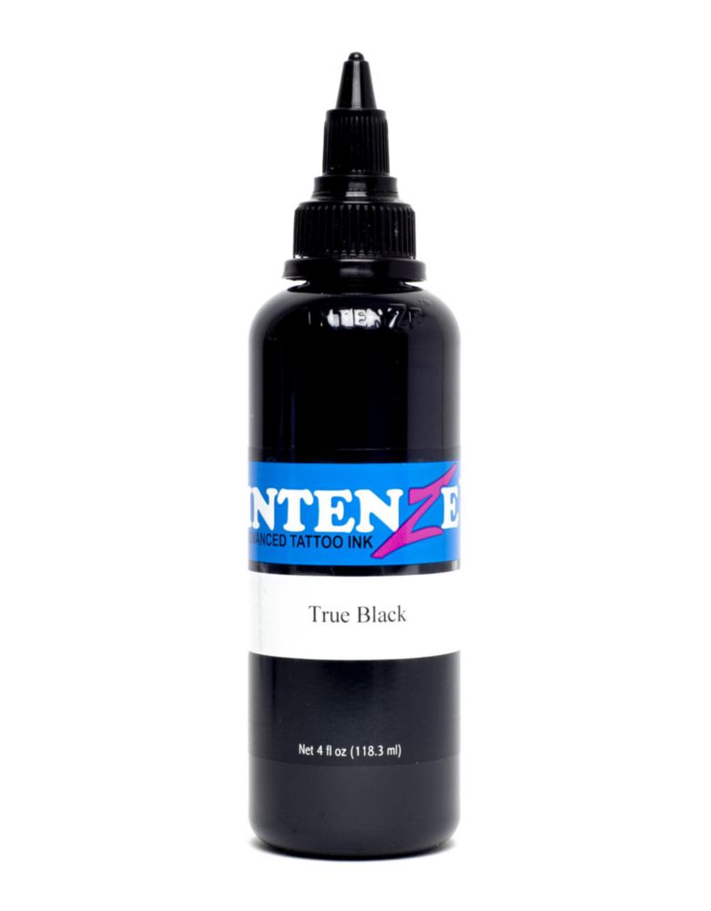 Tinta para tatuajes Intenze True Black 118 ml