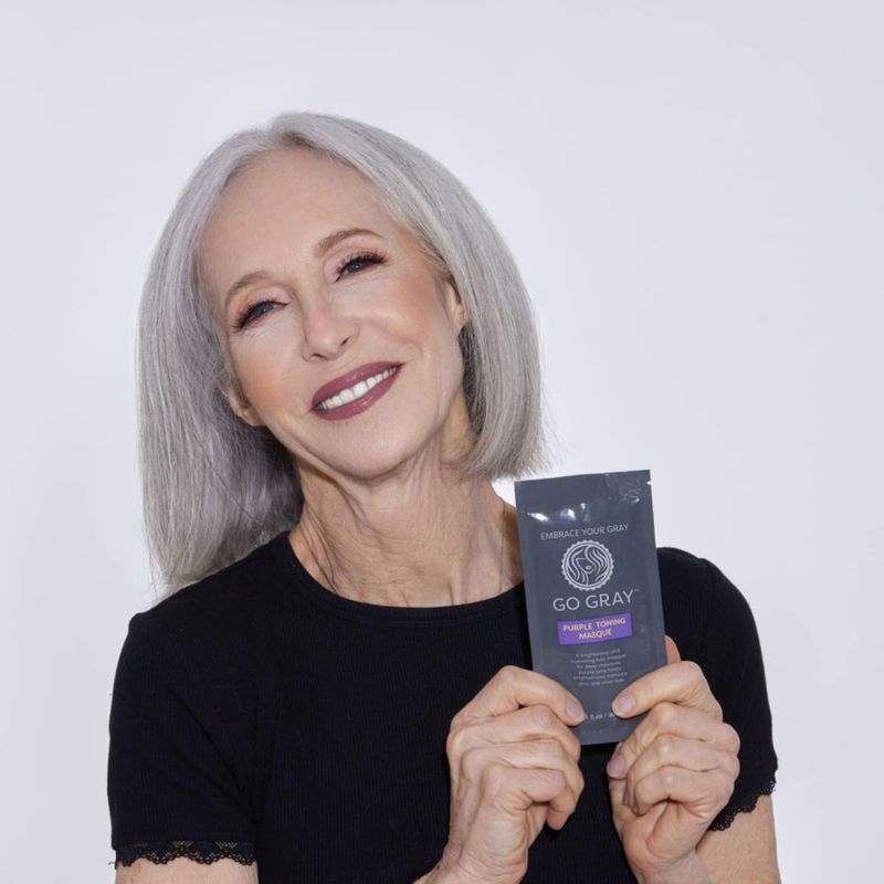 Mascarilla Capilar Go Gray 4×30 ml Tratamiento Tonificante Morado