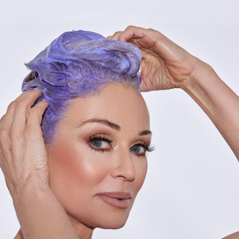 Mascarilla Capilar Go Gray 4×30 ml Tratamiento Tonificante Morado