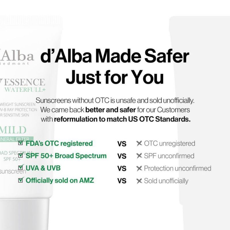 Protector solar d'alba Piedmont White Truffle SPF 50+ 50 ml Vegan
