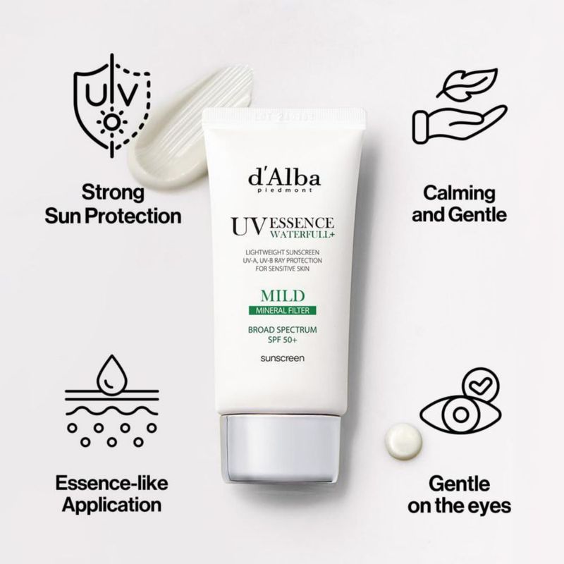 Protector solar d'alba Piedmont White Truffle SPF 50+ 50 ml Vegan