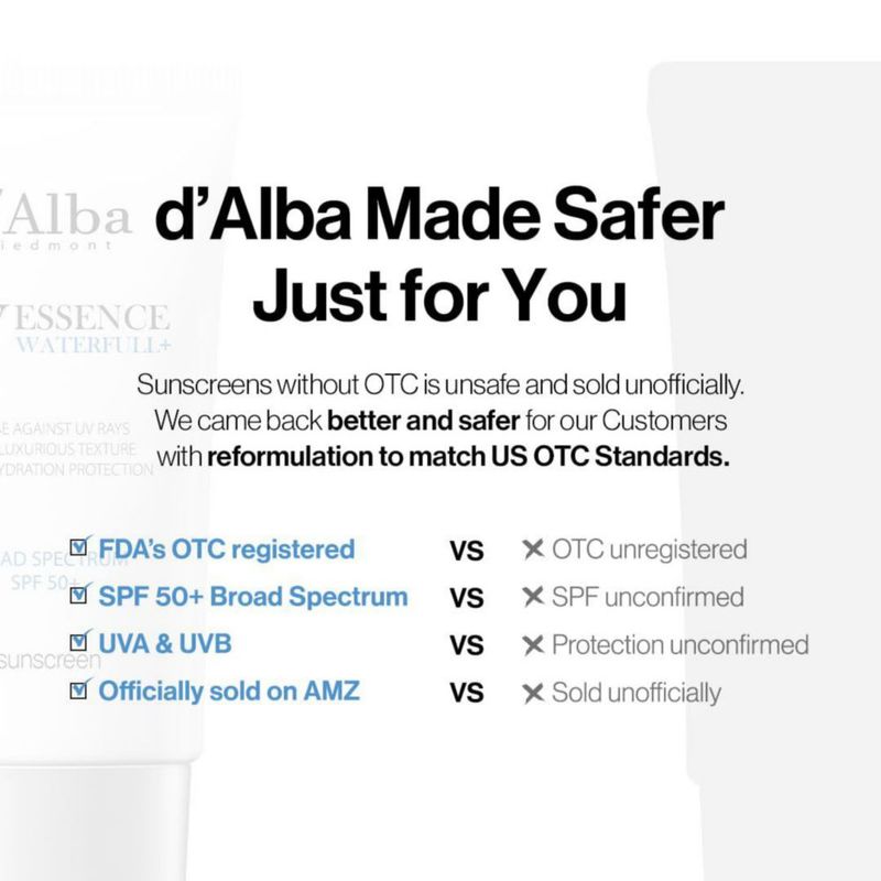 Protector solar d'alba Piedmont White Truffle SPF 50+ 50 ml Vegan