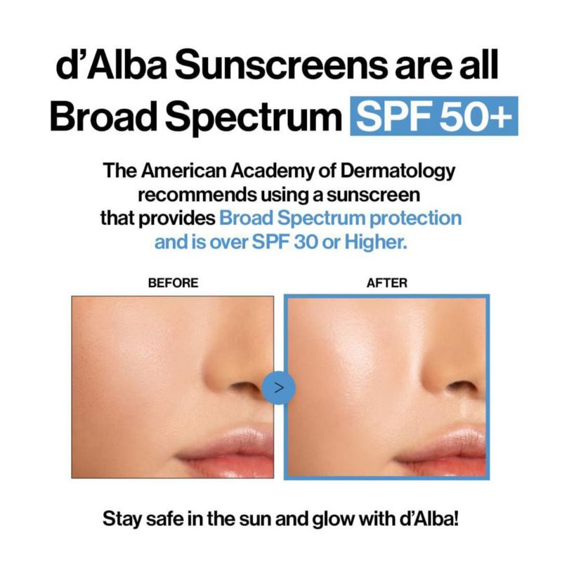 Protector solar d'alba Piedmont White Truffle SPF 50+ 50 ml Vegan