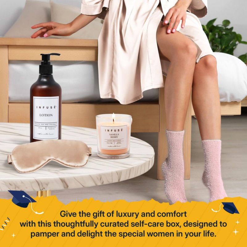 Caja de Regalo Spa INFUSÉ de 10 Piezas para el Cuidado Personal de la Mujer