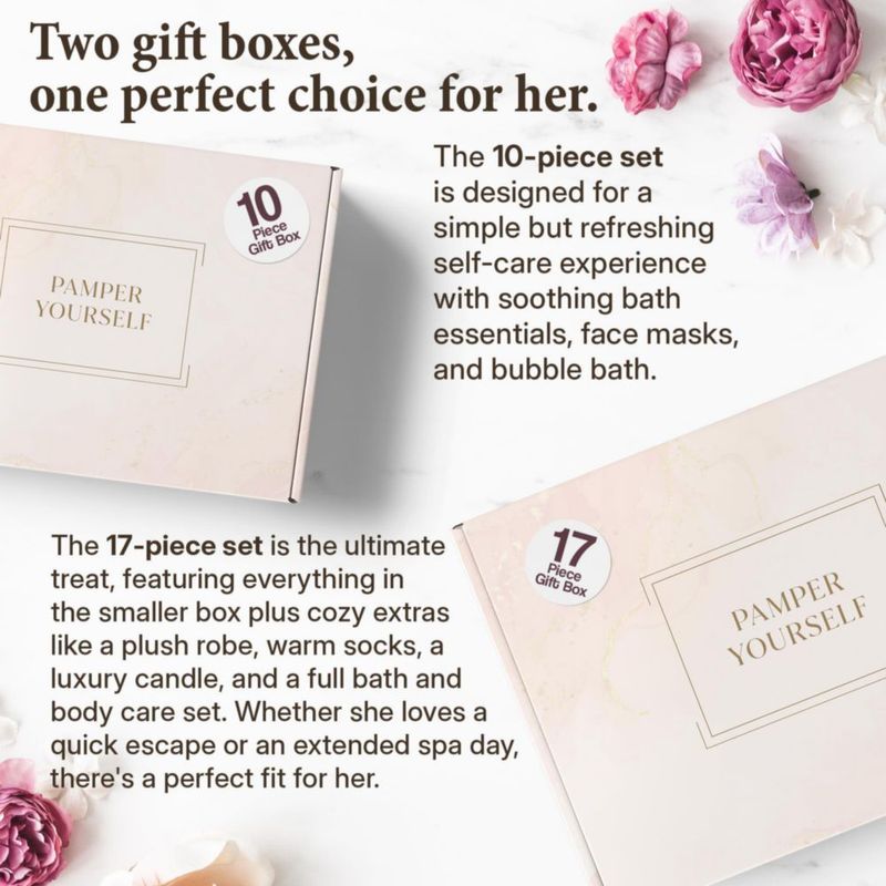 Caja de Regalo Spa INFUSÉ de 10 Piezas para el Cuidado Personal de la Mujer