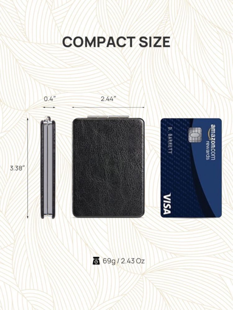 Espejo compacto OMIRO 7 cm 3x/1x aumento